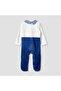 Collared Sleepsuit with Embroidered Detail - Long Sleeves - 2