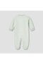 Crew Neck Sleepsuit with Stripes - Cotton Blend - Long Sleeves - 2
