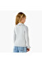 Ribbed High Neck Pullover with Long Sleeves - 3