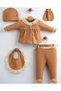 Lace Detailed 5-Piece Baby Hospital Discharge Set 100% Cotton - 2