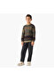 Textured Pullover with Long Sleeves - 2