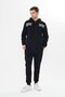 Men's Fleece-Lined Hooded Winter Tracksuit Set Black 9520-S - 2
