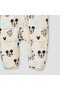 Mickey and Friends Print Hooded Coverall with Long Sleeves and Zip Closure - 5