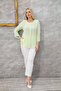 Plus Size Crew Neck Long Sleeve Relaxed Fit Stylish Women's Blouse - 5