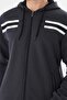 Men's Fleece Lined K Hooded Winter Tracksuit Set Anthracite 9520-A - 7