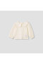 Floral Embroidered Pinafore and Top Set - 2