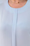 Plus Size Crew Neck Long Sleeve Relaxed Fit Stylish Women's Blouse - 3