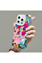iPhone 16E Compatible Case Camera Protection Transparent Ultra Thin Silicone Cover Creative Patterned - 4