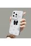iPhone 15 Compatible Case Camera Protection Transparent Ultra Thin Silicone Cover - 5