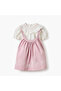 Embroidered Pinafore and Top Set