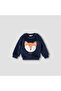 Fox Applique Sweatshirt and Joggers Set - 2