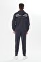 Men's Fleece Lined K Hooded Winter Tracksuit Set Anthracite 9520-A - 5