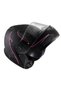 STROBE 2 LUX MAT SİYAH-PEMBE KASK - 7