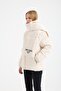 Chmps? ! Parisse Women's Detachable Scarf Padded Mock Neck Inflatable Coat Casual Modern Design 9758K - 2