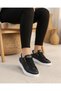 Unisex Faylon Sole Orthopedic Sports Shoes - Black White
