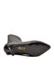 Black Women's Fleece-Lined Zippered Thin Heeled Boots 2614 Z - 5