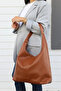 Large Knitted Textured Women's Shoulder Bag with a Casual Look and Large Volume - 3