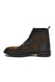 Khaki Suede Genuine Leather Lace-Up Men's Boots Po 2439 m - 4