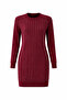 Women's Plain Stone Tunic Burgundy - 5