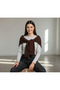 Women's Sweater-Looking Knitwear Shawl |   Tie-Up Stylish Model - 4