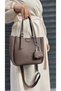 Women's New Season 3-Compartment Luxury Soft Leather Adjustable Crisscross-Strap Stylish Shoulder Bag - 4