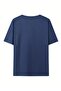 Bear Printed Short Sleeve Crew Neck Plain Unisex Tshirt - 2