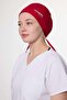 Lycra Red Kemal Atatürk Signature Embroidered Surgical Cap - 2