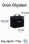 Heat Insulated Thermal Meal Lunch Box Food Carry Thermos Bag with Hot & Cold Pockets -Ffb1062 - 2