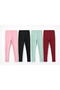 Girl's Winter Warm Leggings 4-Piece Advantage Set (4 Colors) - 2
