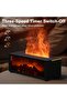 3D Flame Essential Oil Diffuser, 150ml Fireplace Flame Light Humidifier with Timer, Auto-Off Protect - 4