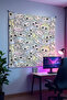 Labubu Themed Wall Covering – High-Quality Fabric, Children's Room Decor Tapestry Wall Carpet - 2