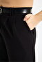 Flexible Pants with Belt Model - Wooden Shell Fabric - 2461 - 2