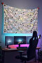 Labubu Themed Wall Covering – High-Quality Fabric, Children's Room Decor Tapestry Wall Carpet