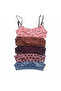 Women's Wire Free Unsupportive Scoop Bralet 5 Colors 5 Pack Bras Bb2133