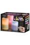Flameless LED Candles Light, ALED LIGHT 3 Pack Warm White Plus Multicolor