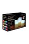 3-Piece Flameless Candle With Remote Control Set White - 3