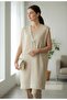 Women's Knitwear Long Vest Boat Neck Rose Pattern Lace-Up Sleeveless Transitional Classic - 7
