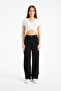 Flexible Pants with Belt Model - Wooden Shell Fabric - 2461