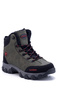 Khaki Unisex Outdoor Postal Long Boots Shoes Winter Durable Non-Slip Sole Lace-Up 4054U - 2