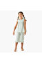 Textured Sleeveless Top and Pyjama Set