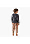 Tiger Applique Sweatshirt and Pyjama Set - 4