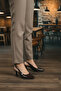 Women's Ovis Pointed Heeled Shoes - Brown-Patent Leather - 3
