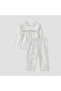 Printed Collared Top and Pyjama Set