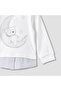 Printed Collared T-shirt and Pyjama Set - 5