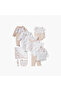 Schiffli Butterfly Applique Top and Solid Pyjama Set - 6