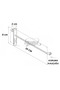 40 Pieces 20 cm Deluxe Protection Rubberized Wire Board Hook - Extra Strong - Shelf Hanger - Shelf Hook - 6