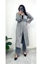 Knitwear Look Belted Cardigan - 3