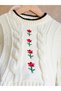 Flower Patterned Knitwear Set - 4