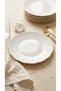 Timeless Elegance 6-Person Porcelain Serving Plate Set Gold Gilding