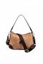 Taba - Brown Suede Women's Shoulder Bag Sp1269 - 5